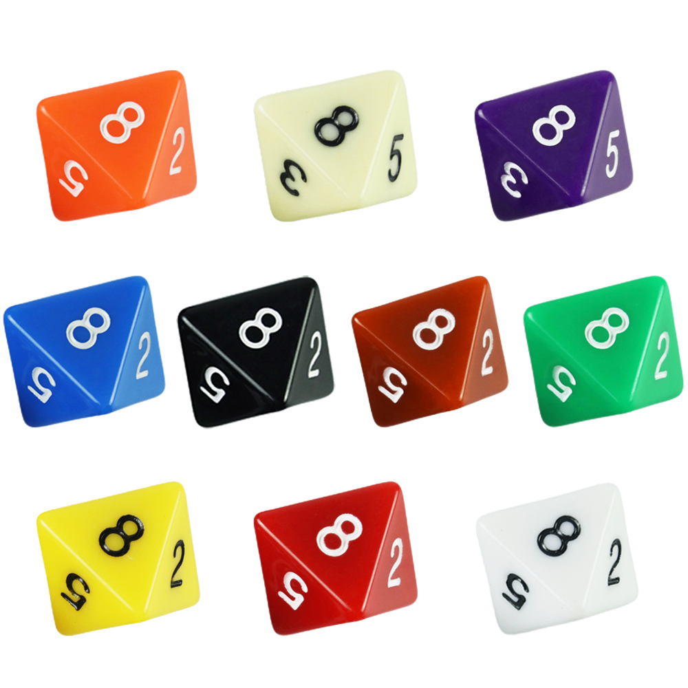 Board Game Pandemic - Набор многогранных кубиков D8, 10 шт.,