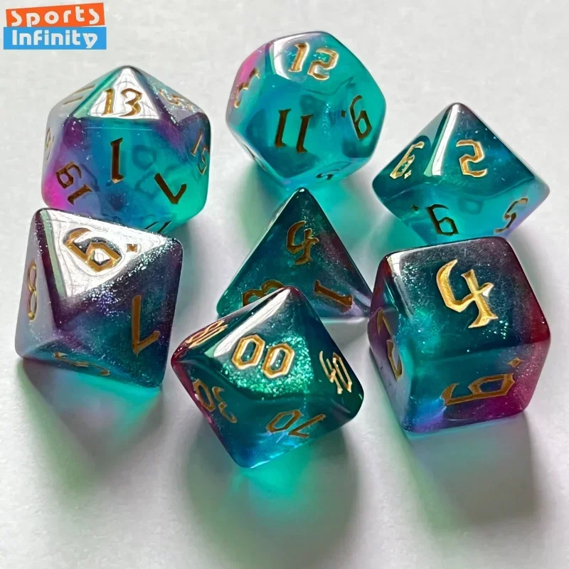 Board Game For 2 People - 7 шт. новых двойных цветов, многогранные