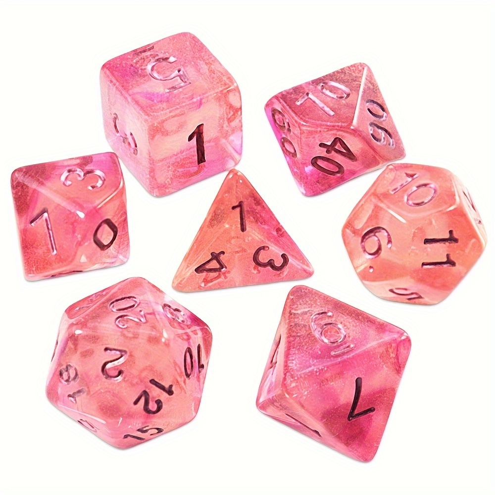 Board Game Pandemic - Набор из 7 высококачественных многогранных кубиков