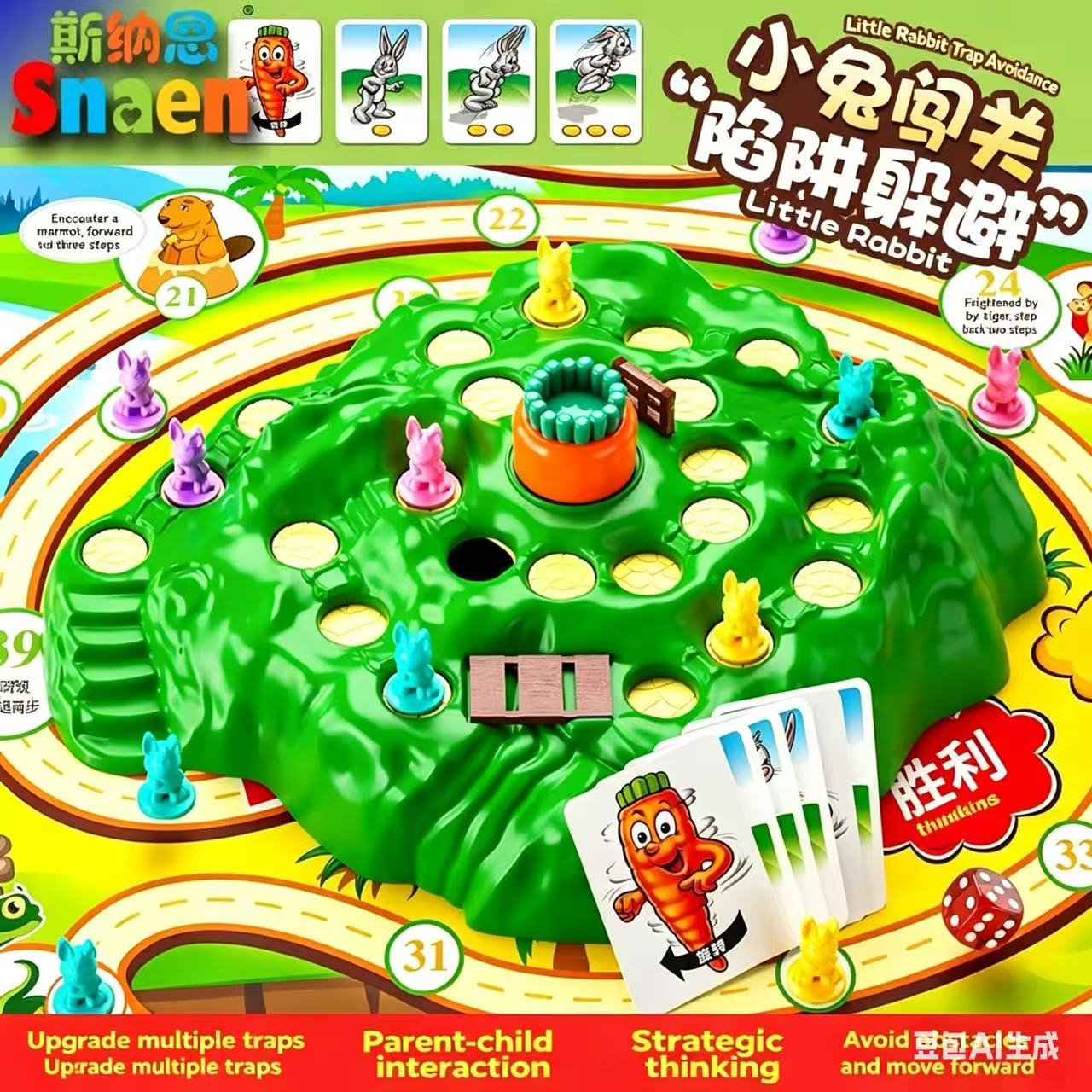 Board Game Heat - Хит продаж: Настольная игра-ловушка для кроликов,