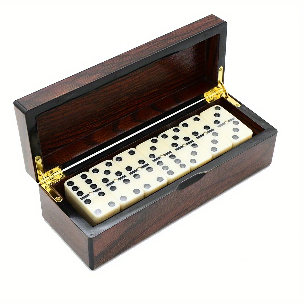 Board Game For 2 People - [Деревянный игровой набор домино] 28 предметов