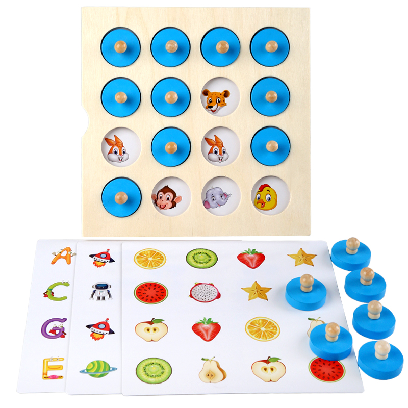 Board Game Oath - Мини-шахматная игра Монтессори, 3D деревянная доска-головоломка,
