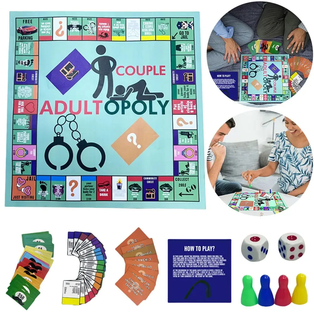 Board Game Unmatched - Настольная игра Adultopoly для взрослых, карточная