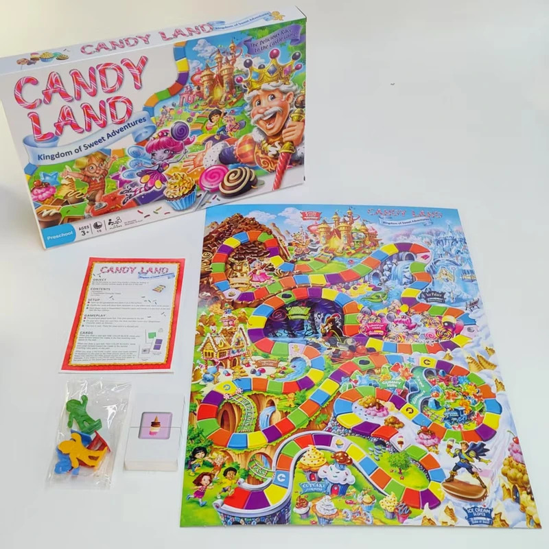 Board Game For 3 Players - Настольная игра Candy Sweet Adventure, забавная