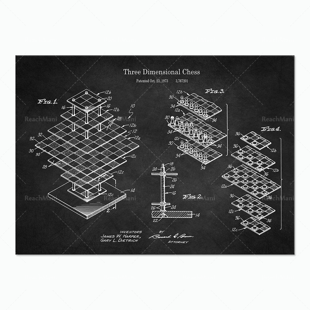 Шахматы для 3 игроков, постер  – обзор и цена Board Game For 3 Players