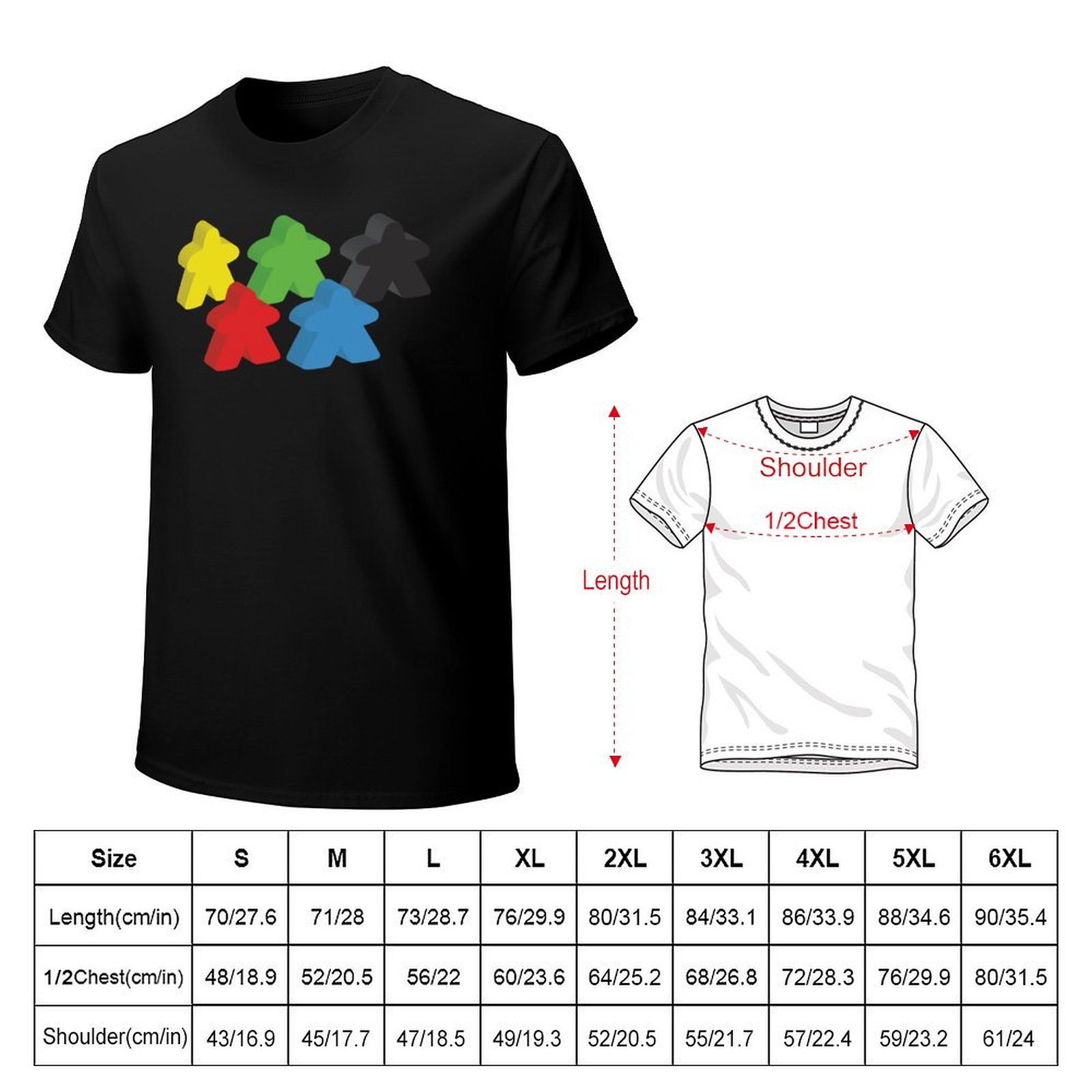 Набор из 5 фигурок (жетонов дл – обзор и цена Meeple Token Set